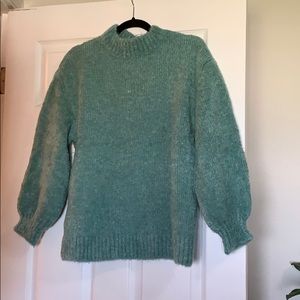 Light sage green Mango sweater size Medium
